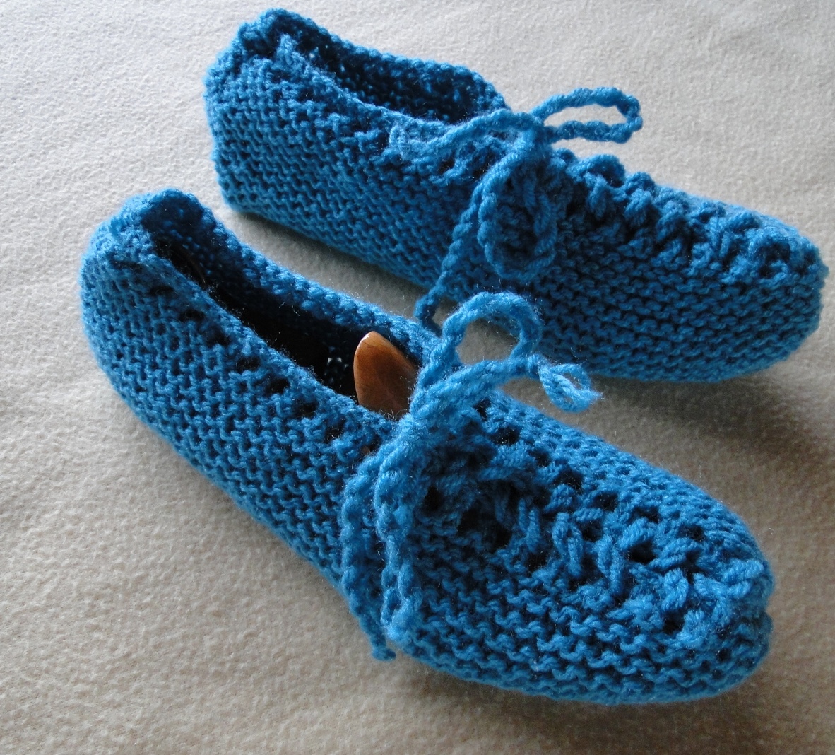 comment tricoter des pantoufles adultes